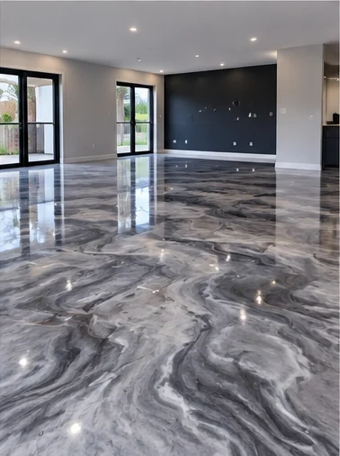 Illustrative epoxy flooring